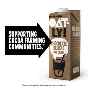 Oatly Oat Drink Chocolate Deluxe Chilled 1L - gallery image 3