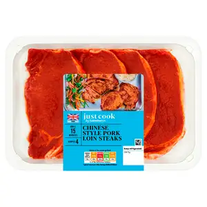 Sainsbury's Chinese Style Pork Loin Steaks 440g