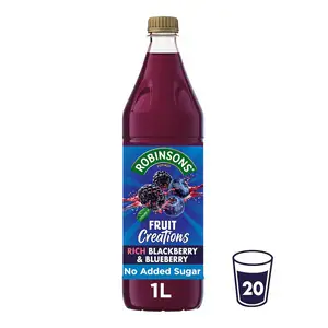 Robinsons Fruit Creations Blackberry & Blueberry Squash 1L