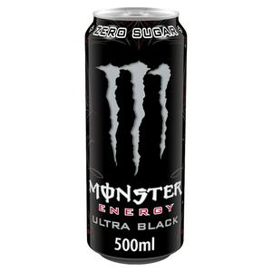 Monster Energy Ultra Black 500ml Sainsbury S