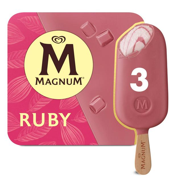 Magnum Ruby Ice Cream 3x90ml