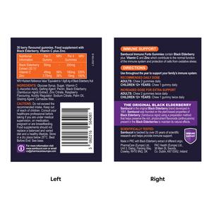 Sambucol Immuno Forte Black Elderberry Gummies x30 - gallery image 2