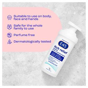 E45 Itch Relief Body Cream for Itchy & Irritated Skin 500g - gallery image 2