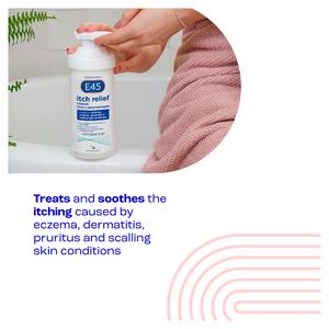 E45 Itch Relief Body Cream for Itchy & Irritated Skin 500g - gallery image 3