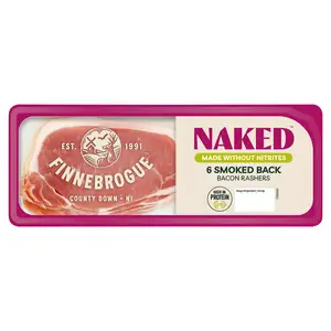 Better Naked Smoked Back Bacon Rashers x6 200g