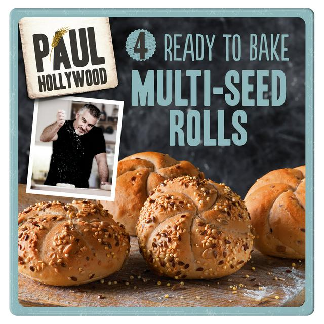Paul Hollywood 4 Ready To Bake Multi-Seed Rolls