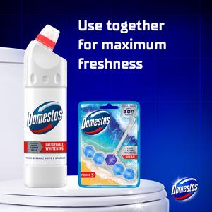 Domestos White & Sparkle Thick Bleach Toilet & Multipurpose Cleaner 750ml - gallery image 3