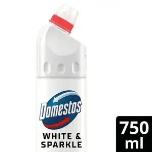 Domestos White & Sparkle Thick Bleach Toilet & Multipurpose Cleaner 750ml