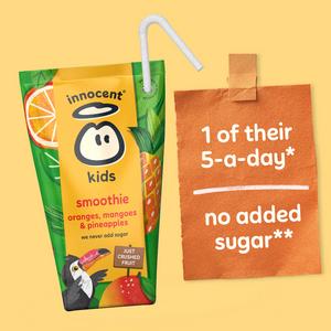Innocent Kids Oranges, Mangoes & Pineapples Smoothies 10 x 150ml - gallery image 3
