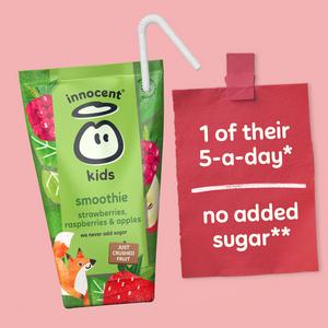 Innocent Kids Strawberries, Raspberries & Apples Smoothies 10 x 150ml - gallery image 3