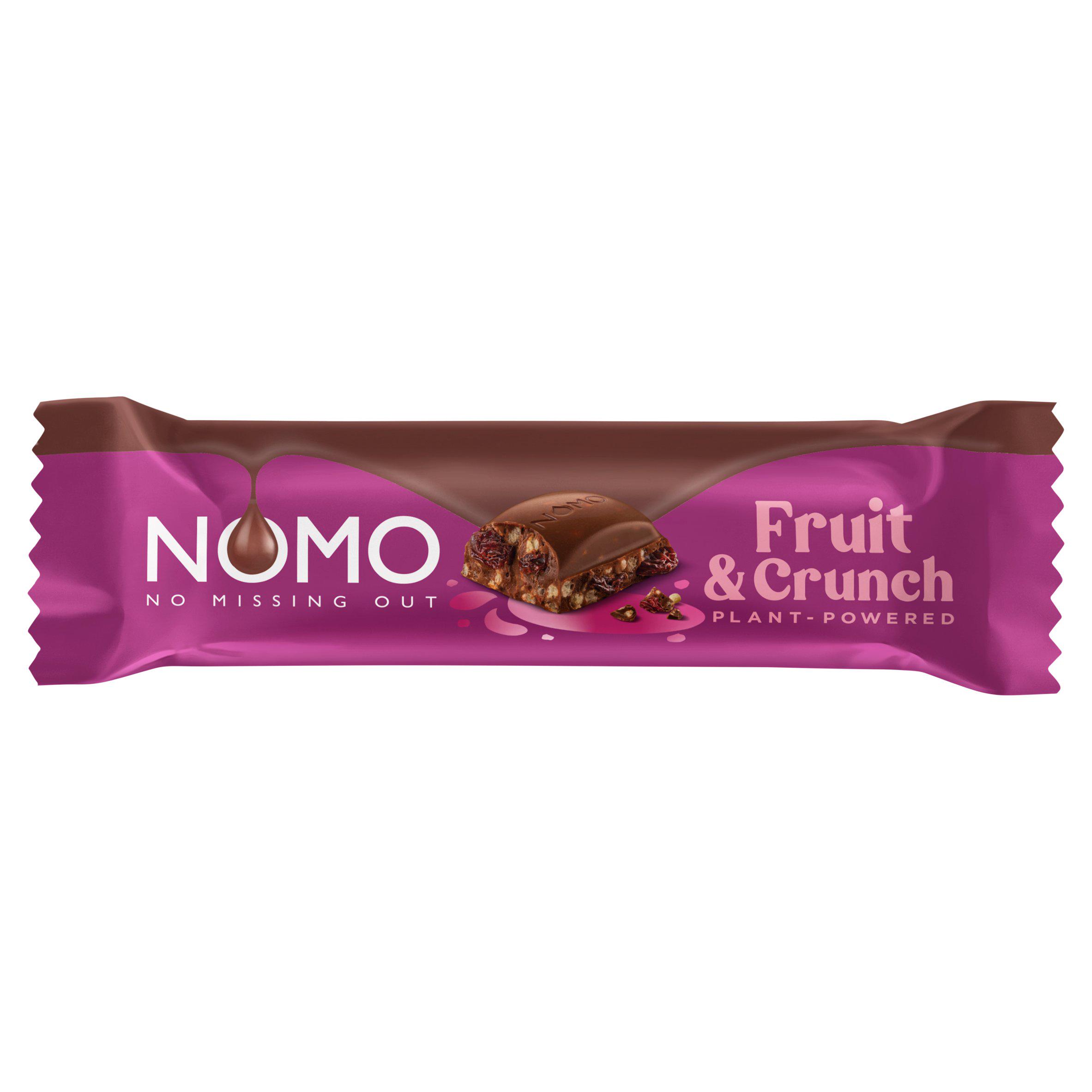 NOMO Fruit and Crunch Chocolate Bar 32g