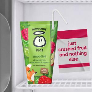 Innocent Kids Strawberries, Raspberries & Apples Smoothies 4 x 150ml - gallery image 4