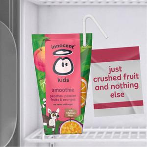 Innocent Kids Peaches, Passion Fruits & Oranges Smoothies 4 x 150ml - gallery image 3