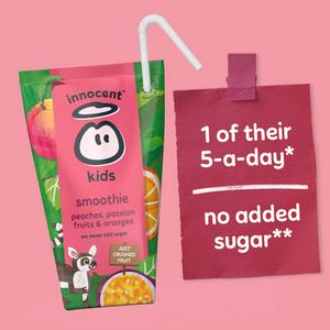 Innocent Kids Peaches, Passion Fruits & Oranges Smoothies 4 x 150ml - gallery image 4