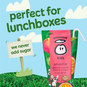 Innocent Kids Peaches, Passion Fruits & Oranges Smoothies 4 x 150ml - gallery image 5