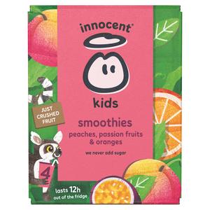 Innocent Kids Peaches, Passion Fruits & Oranges Smoothies 4 x 150ml - gallery image 6