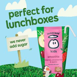 Innocent Kids Cherries, Strawberries & Apples Smoothies 4 x 150ml - gallery image 5