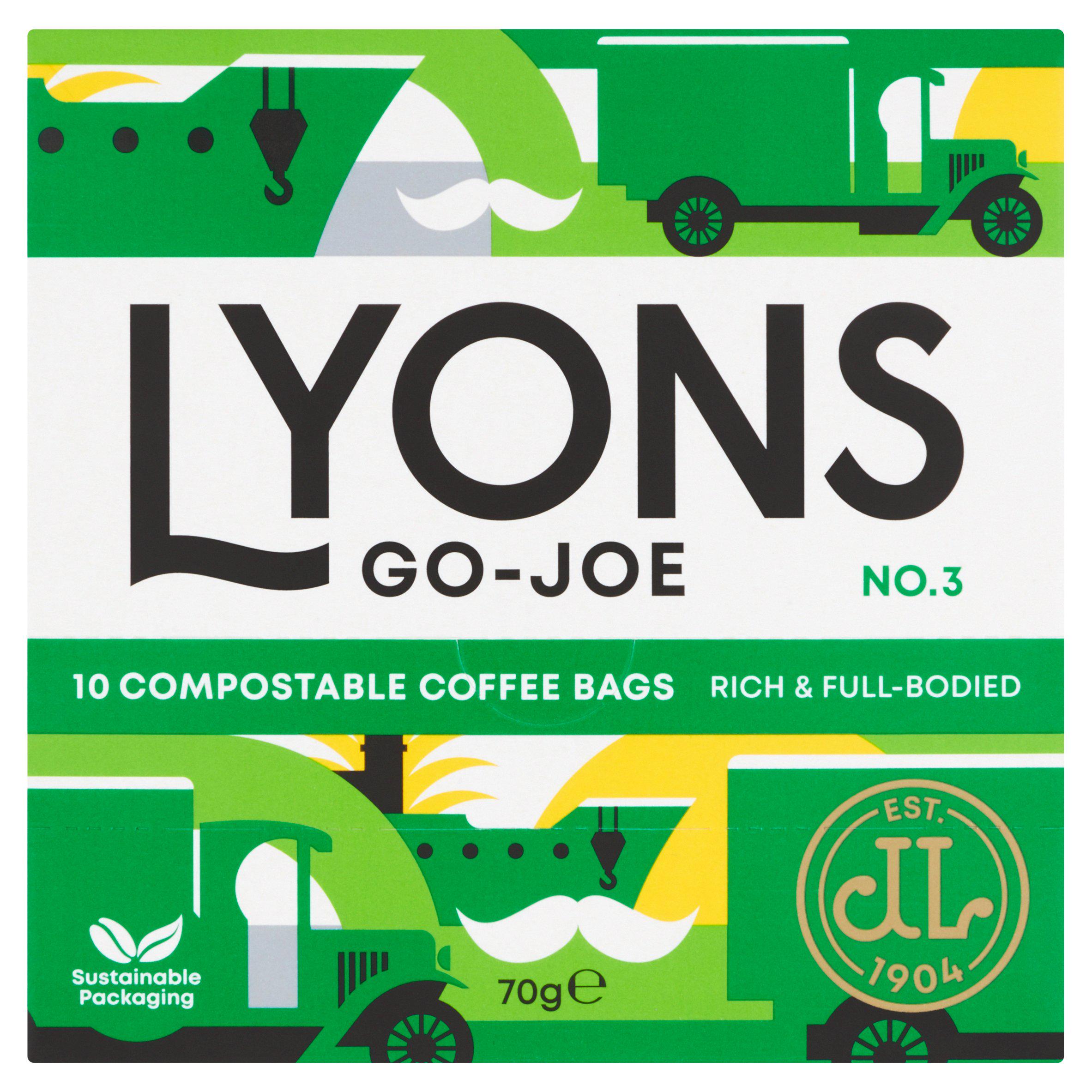 Lyons Go-Joe Coffee Filter Bags Ground Blend 3 70g