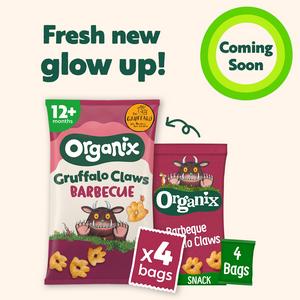 Organix 4 x 15g 12+ Months BBQ Gruffalo Claws Toddler Multipack Snacks - gallery image 2