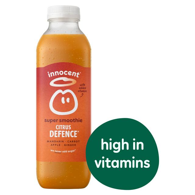 Innocent Citrus Defence Super Smoothie Mandarin, Carrot & Ginger with Vitamins 750ml - gallery image 1