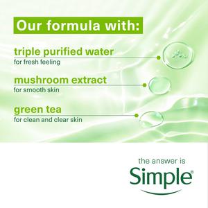 Simple Age Resisting Facial Wipes Regeneration Biodegradable Cleansing Make Up Remover x20 - gallery image 4