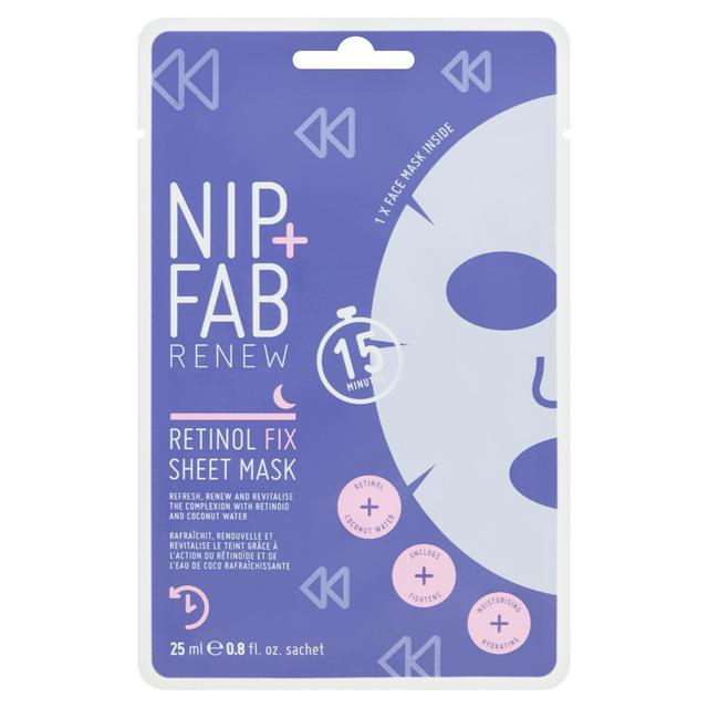 Nip+Fab Retinol Fix Sheet Mask 25ml