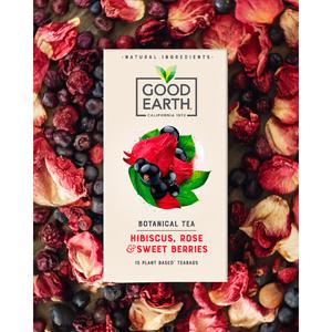 Good Earth Hibiscus, Rose & Sweet Berries Tea Bags x15 39g - gallery image 2