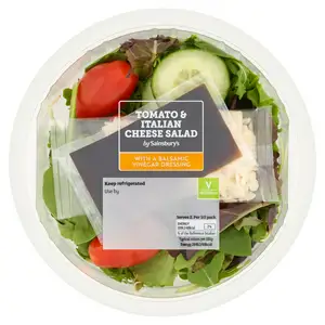 Sainsbury's Tomato & Italian Cheese Salad Bowl 140g