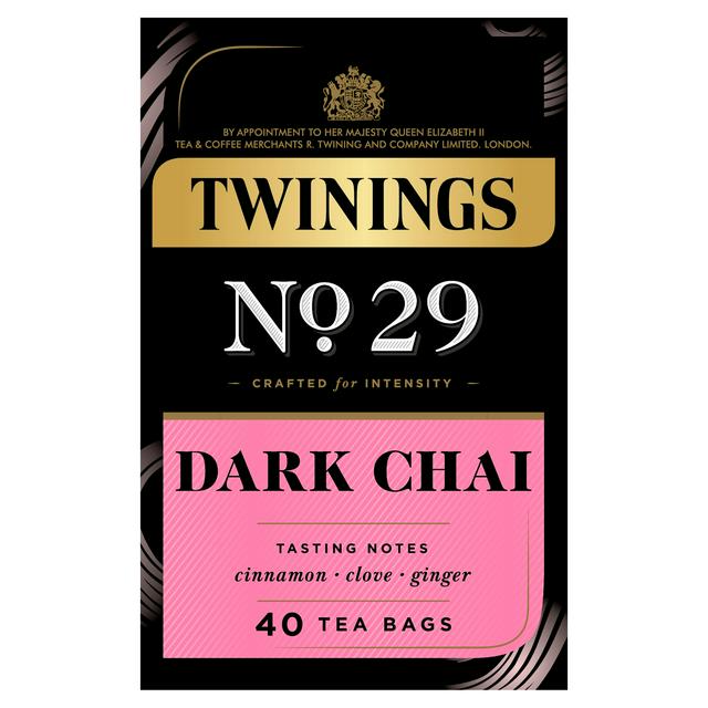 Twinings Dark Chai Tea, 40 Tea Bags
