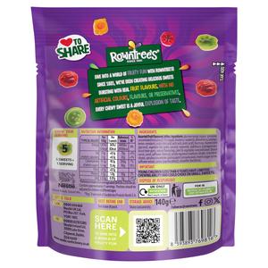 Rowntrees Randoms Juicers Sweets Sharing Bag 140g - gallery image 3