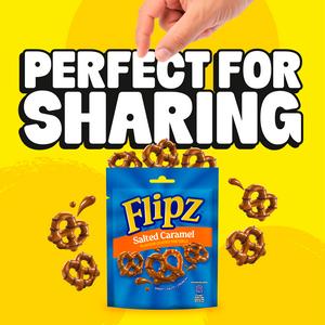 Flipz Salted Caramel Flavour Coated Pretzel 90g - gallery image 3