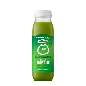 Innocent Green Energise Super Smoothie, Kiwi, Cucumber, Apple & Matcha with Vitamins 300ml - gallery image 2