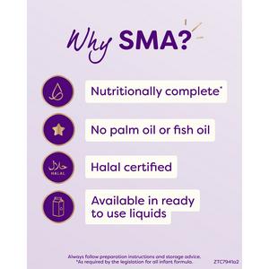 SMA First Infant Baby Milk from Birth 6 x 200ml - gallery image 4