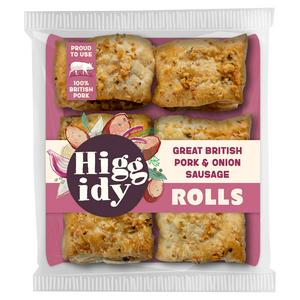Higgidy Great British Pork & Onion Sausage Rolls 160g - video
