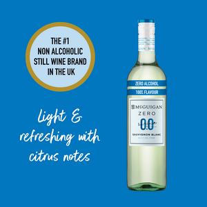 McGuigan Zero Sauvignon Blanc 0.0% Alcohol Free Australian White Wine Based Drink 75cl - gallery image 3