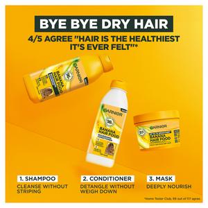 Garnier Ultimate Blends Nourishing Hair Food Banana Shampoo for Dry Hair 350ml - gallery image 4