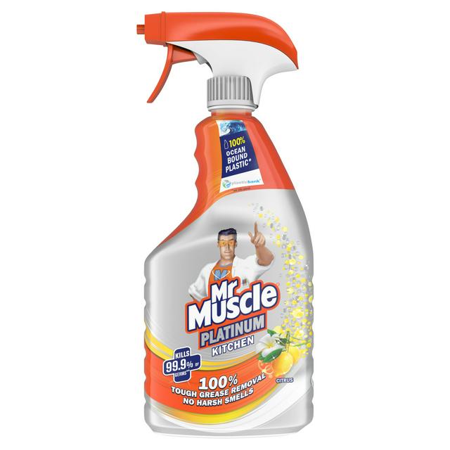 Mr Muscle Platinum Antibacterial Kitchen Spray Citrus 750ml