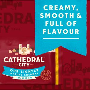 Cathedral City Lighter Mature Cheddar Cheese 550g - gallery image 2