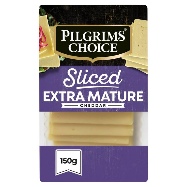 Pilgrims Choice Sliced Extra Mature Cheddar 150g
