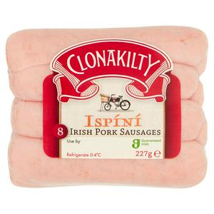 Clonakilty Irish Pork Sausages x8 227g