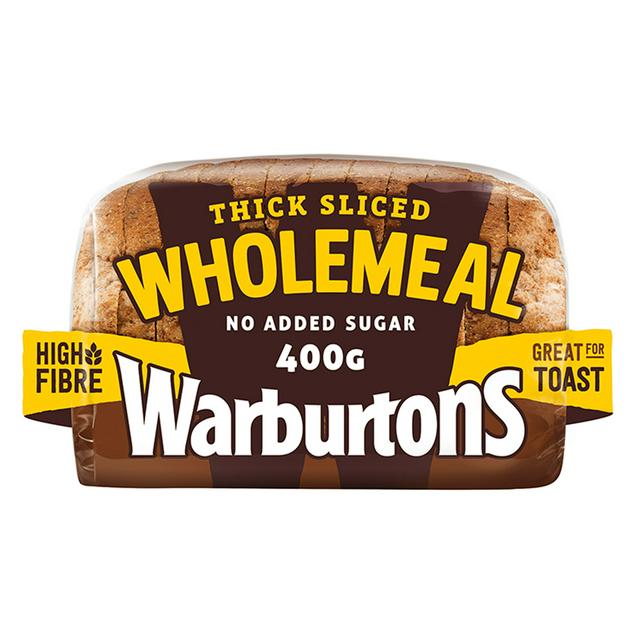 Warburtons Wholemeal Thick Bread 400g Sainsbury S