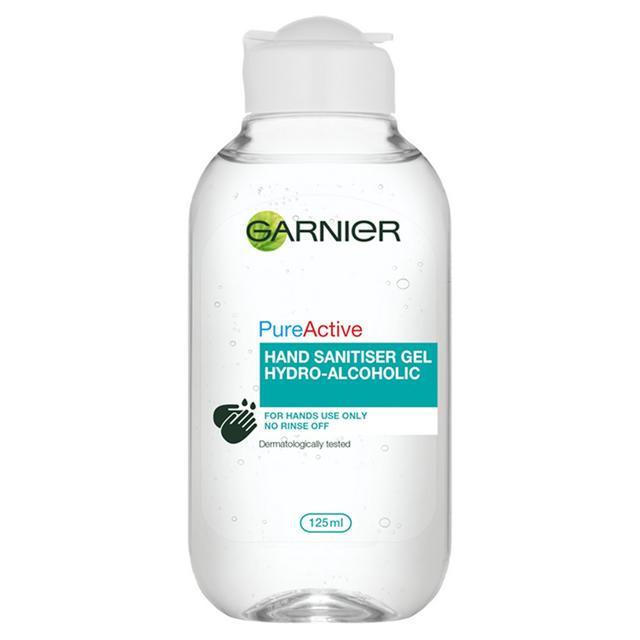Garnier Pure Active Purifying Hand Sanitiser Gel Hydro Alcoholic 125ml