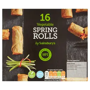 Sainsbury's Vegetable Spring Rolls x16 288g