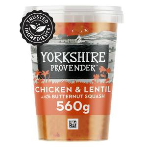 Yorkshire Provender 560g Chicken & Lentil with Butternut Squash Soup