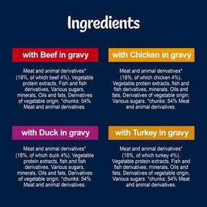 Felix Tasty Shreds Farm Selection in Gravy Wet Cat Food 12 x 80g - gallery image 6