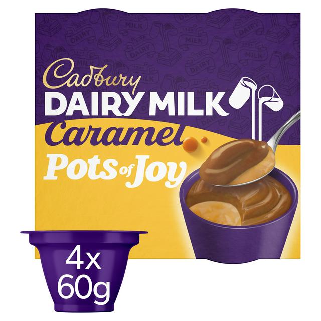 Cadbury Dairy Milk Pots of Joy Caramel 4x65g