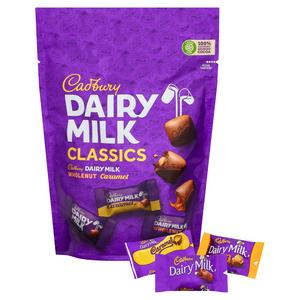 Cadbury Dairy Milk Classics Mixed Chocolate Chunks Pouch 350g