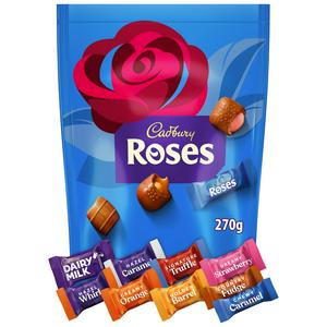 Cadbury Roses 270g Chocolate Pouch
