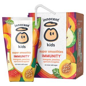 Innocent Kids Mangoes, Peaches & Apricots Super Smoothies 4 x 150ml - gallery image 4