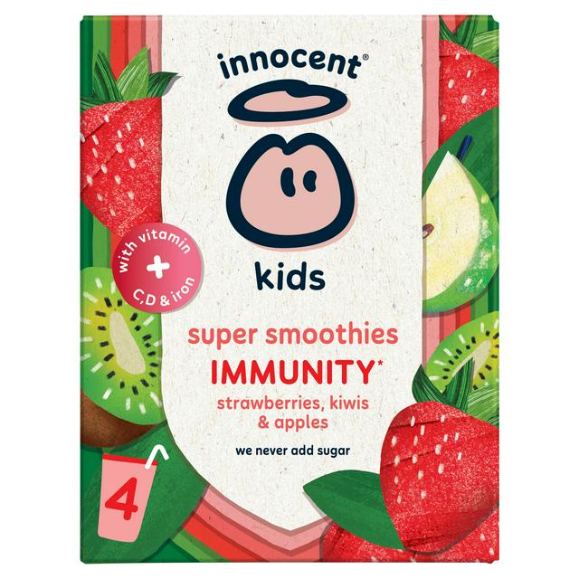 Innocent Kids Super Smoothie Strawberry Burst 4x150ml | Sainsbury's